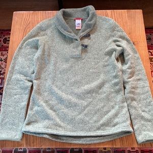 The North Face Crescent Ridge shawl collar fleece sweater